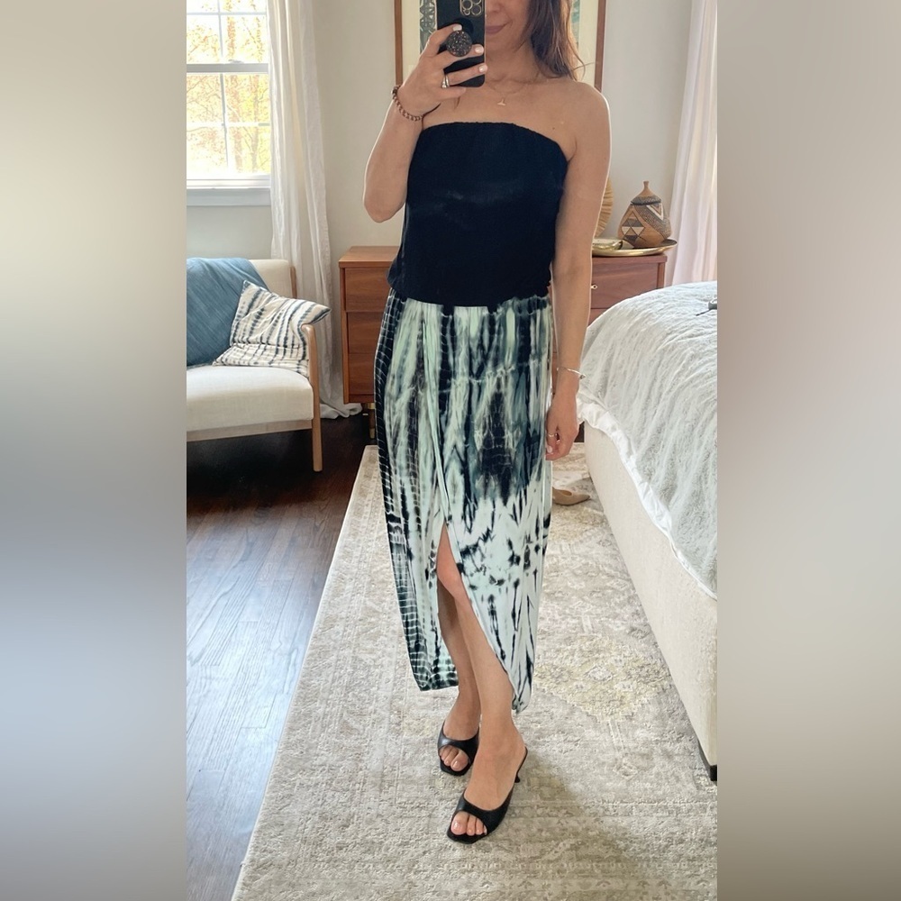 S-Twelve Strapless Summer Dress